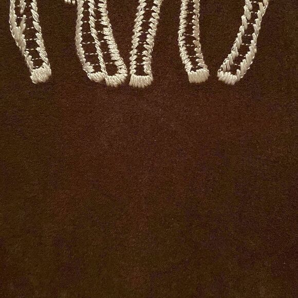 Blast Studio Vintage Giraffe Brown Button Up Top Size Medium - Picture 4 of 12